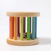 Grimm's Rolling Wheel with Bells Natural - vendor-unknown - Honeybee Toys