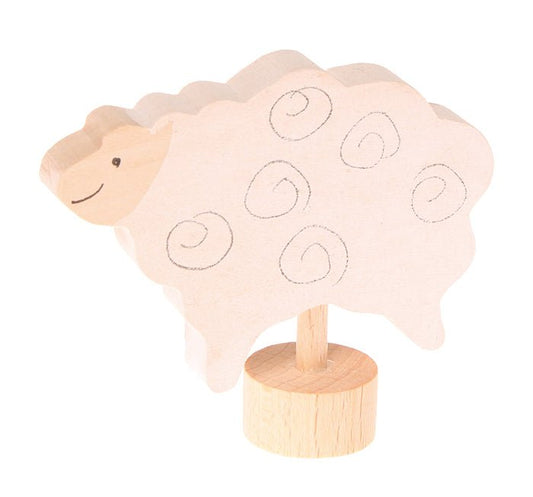 Grimm's Sheep Standing Decoration - vendor-unknown - Honeybee Toys