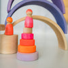 Grimm's Small Conical Tower Neon Pink (Was $35.80 Now $24.70 31% saving) - vendor-unknown - Honeybee Toys