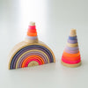 Grimm's Small Conical Tower Neon Pink (Was $35.80 Now $24.70 31% saving) - vendor-unknown - Honeybee Toys