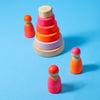 Grimm's Small Conical Tower Neon Pink (Was $35.80 Now $24.70 31% saving) - vendor-unknown - Honeybee Toys