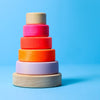 Grimm's Small Conical Tower Neon Pink (Was $35.80 Now $24.70 31% saving) - vendor-unknown - Honeybee Toys