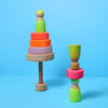 Grimm's Small Conical Tower Neon Pink (Was $35.80 Now $24.70 31% saving) - vendor-unknown - Honeybee Toys