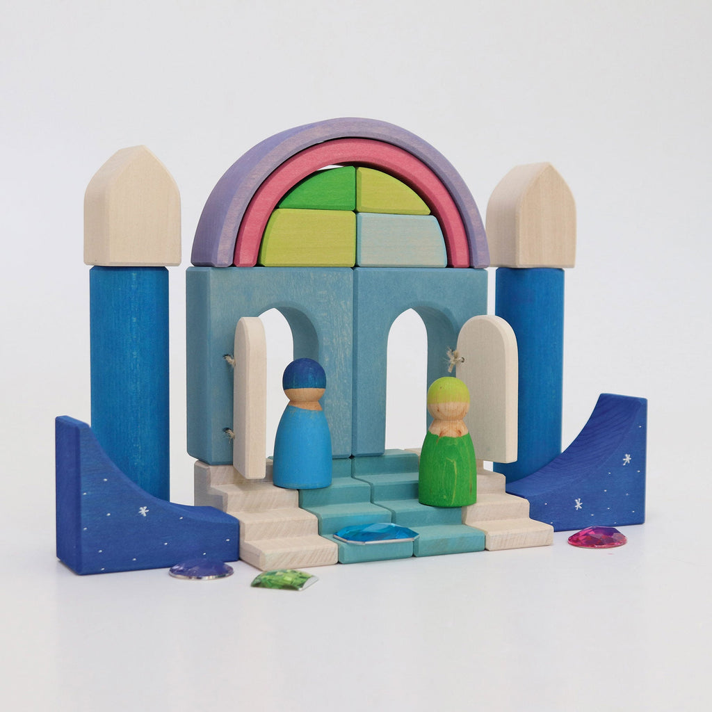Grimm's Small World Play by the Water + Building World Polar Light - vendor-unknown - Honeybee Toys