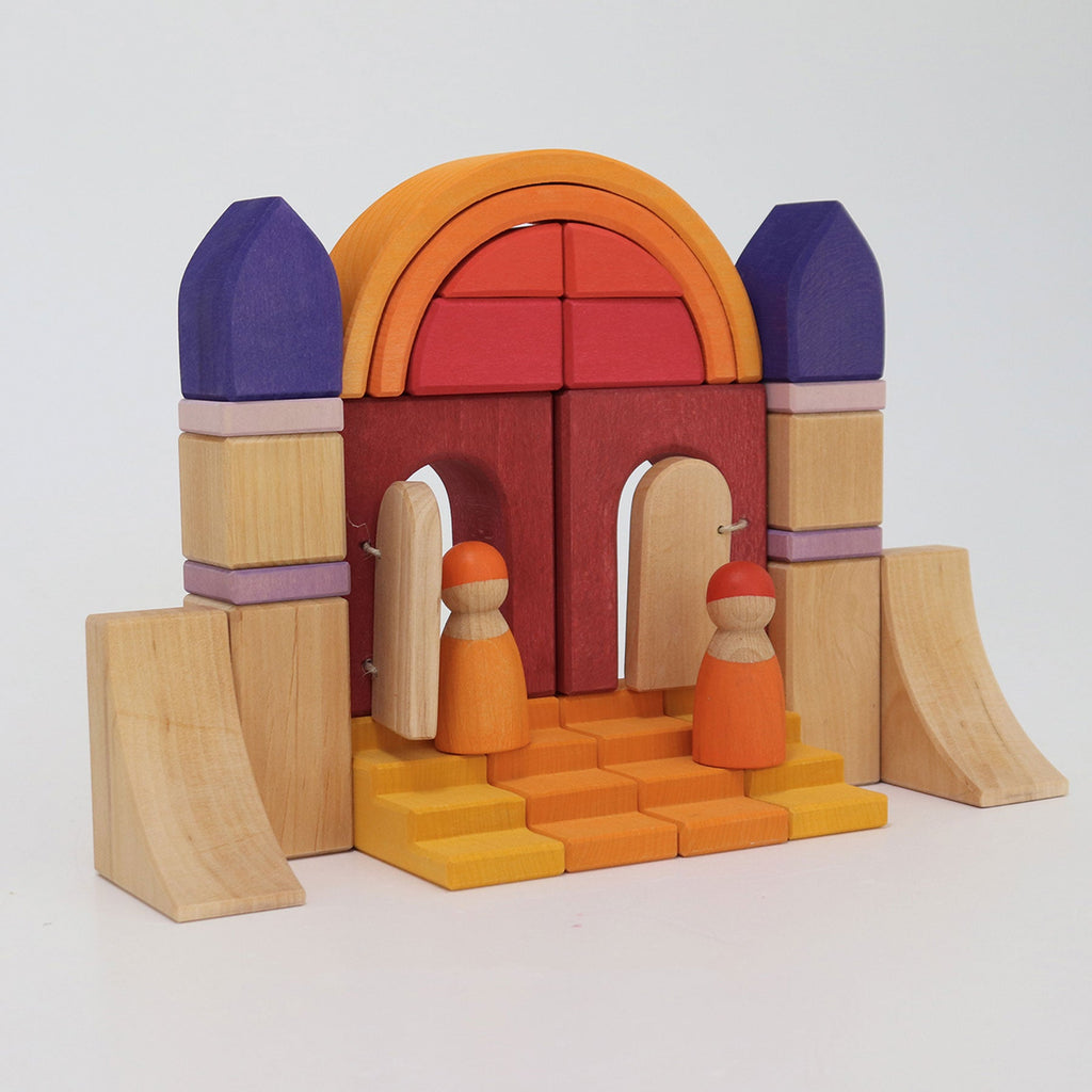 Grimm's Small World Play Down by the Meadow + Building World Desert Sand - vendor-unknown - Honeybee Toys