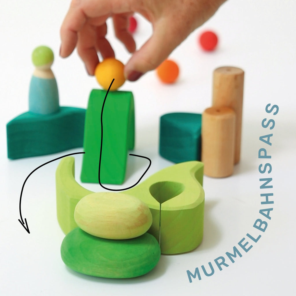 Grimm's Small World Play in the Woods + Building World Cloud - vendor-unknown - Honeybee Toys