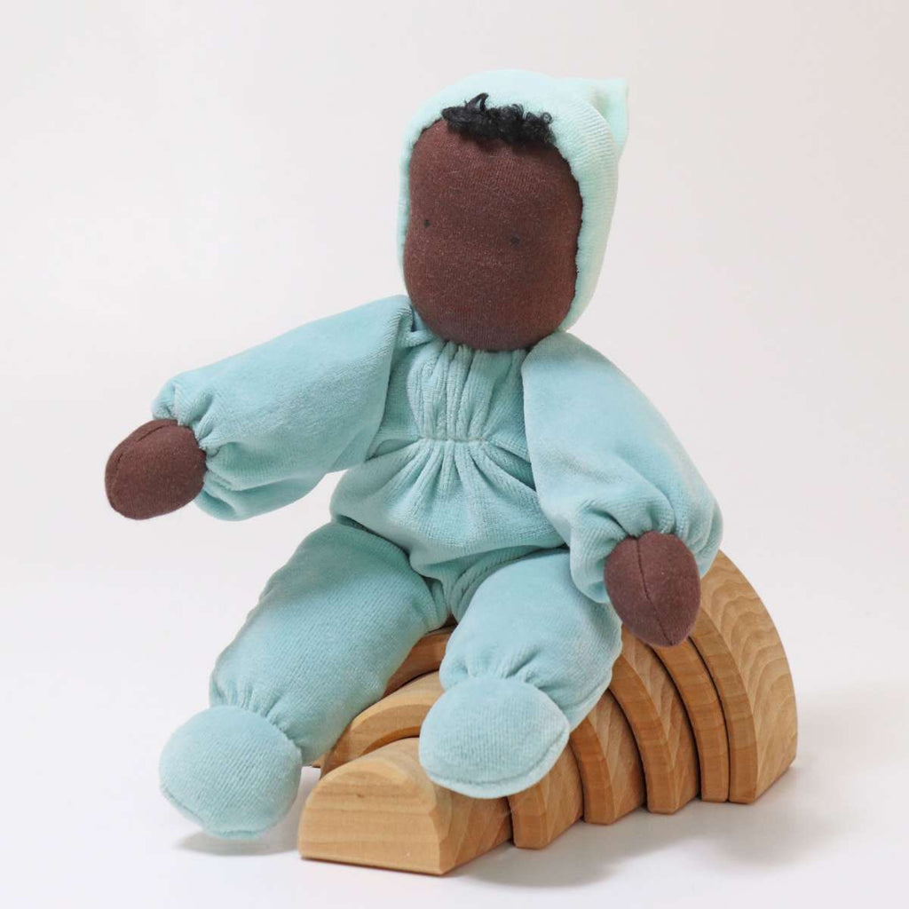 Grimm's Soft Doll Aqua - vendor-unknown - Honeybee Toys