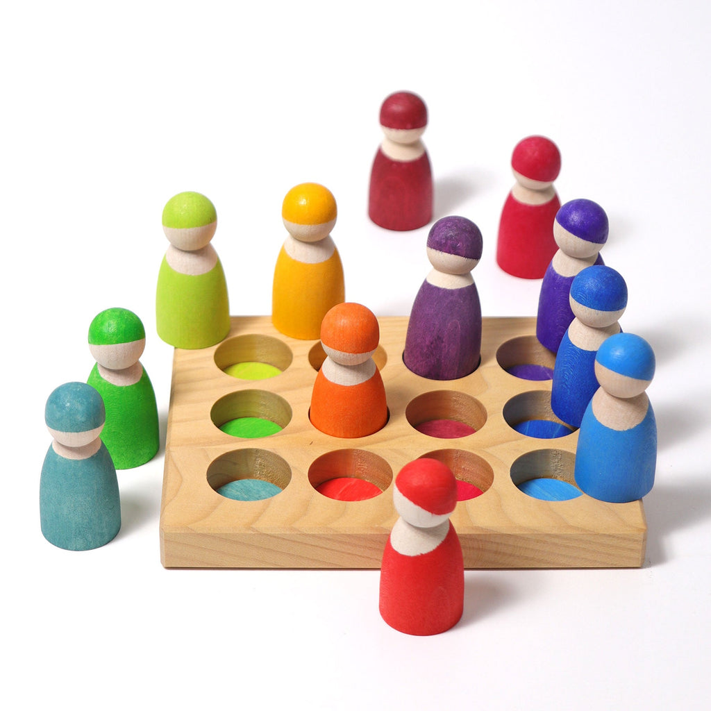 Grimm's Sorting Board Rainbow - vendor-unknown - Honeybee Toys