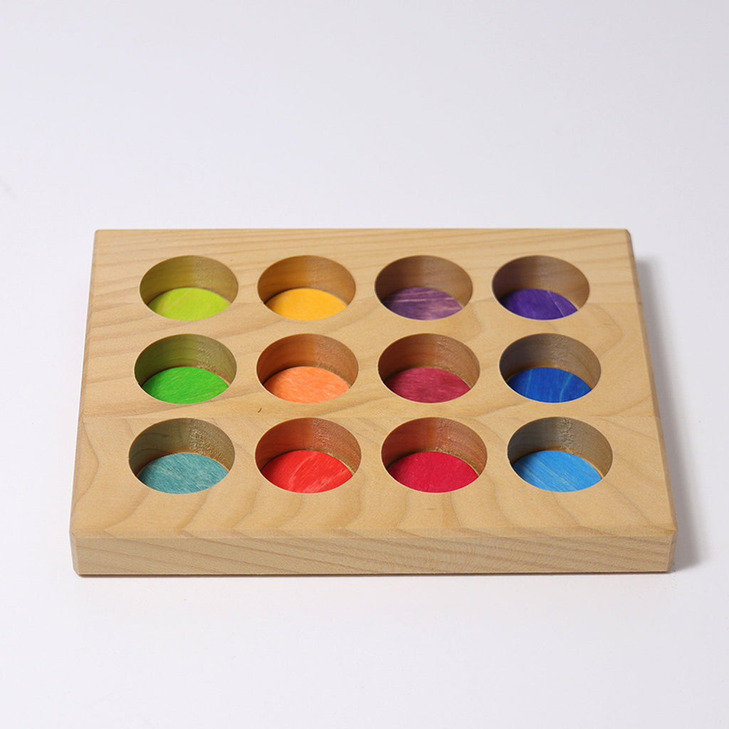 Grimm's Sorting Board Rainbow - vendor-unknown - Honeybee Toys
