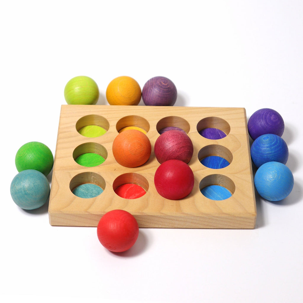 Grimm's Sorting Board Rainbow - vendor-unknown - Honeybee Toys