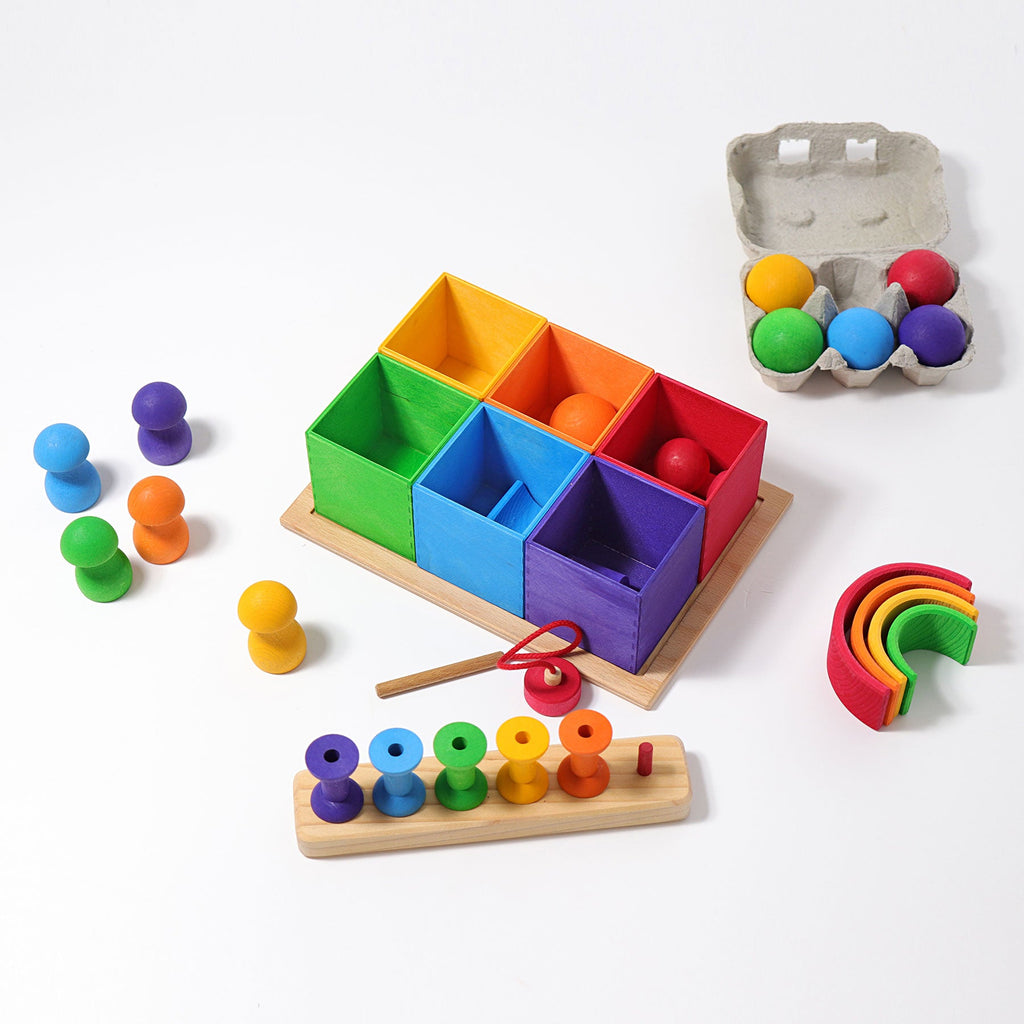 Grimm's Sorting Boxes - vendor-unknown - Honeybee Toys