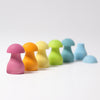 Grimm's Sorting Mushrooms Pastel - vendor-unknown - Honeybee Toys
