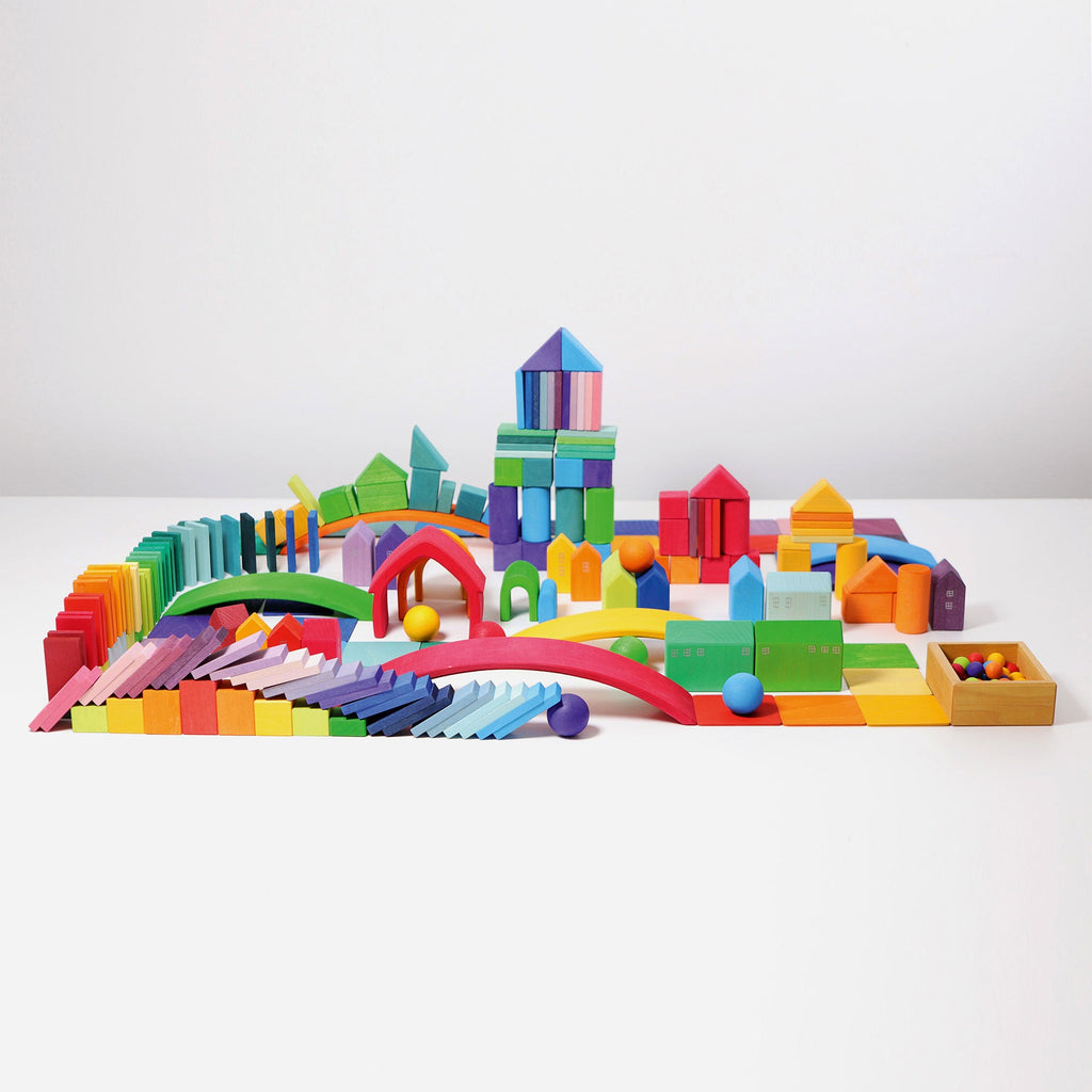 Grimm's Sorting Mushrooms Rainbow - vendor-unknown - Honeybee Toys