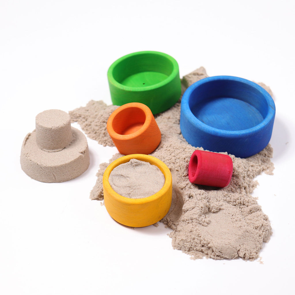 Grimm's Stacking Bowls Blue - vendor-unknown - Honeybee Toys