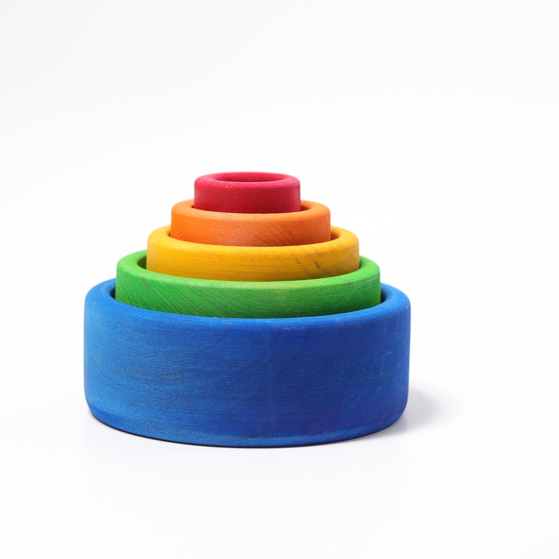 Grimm's Stacking Bowls Blue - vendor-unknown - Honeybee Toys