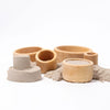 Grimm's Stacking Bowls Natural - vendor-unknown - Honeybee Toys