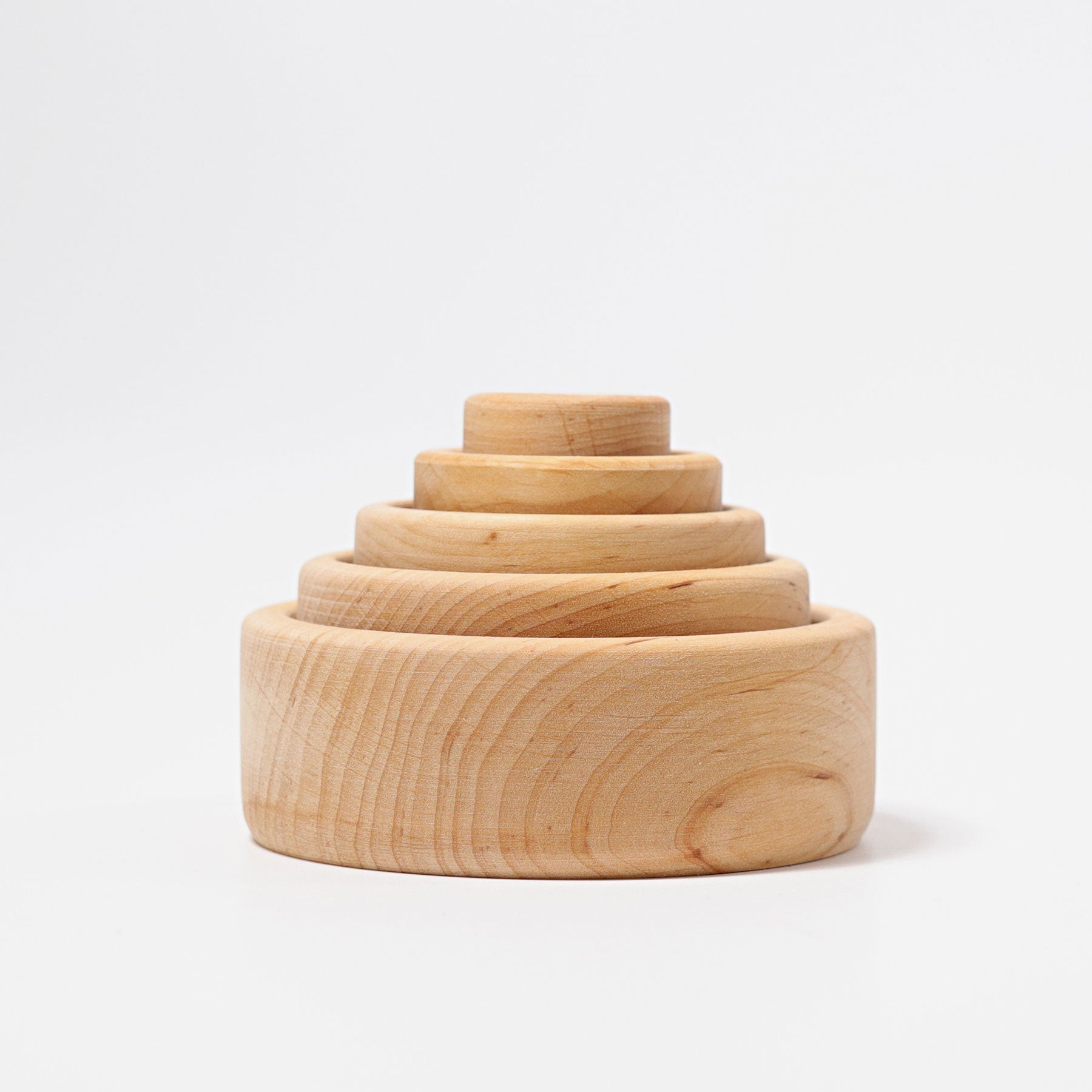 Grimm's Stacking Bowls Natural - vendor-unknown - Honeybee Toys