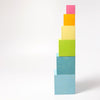 Grimm's Stacking Boxes Large Pastel - vendor-unknown - Honeybee Toys