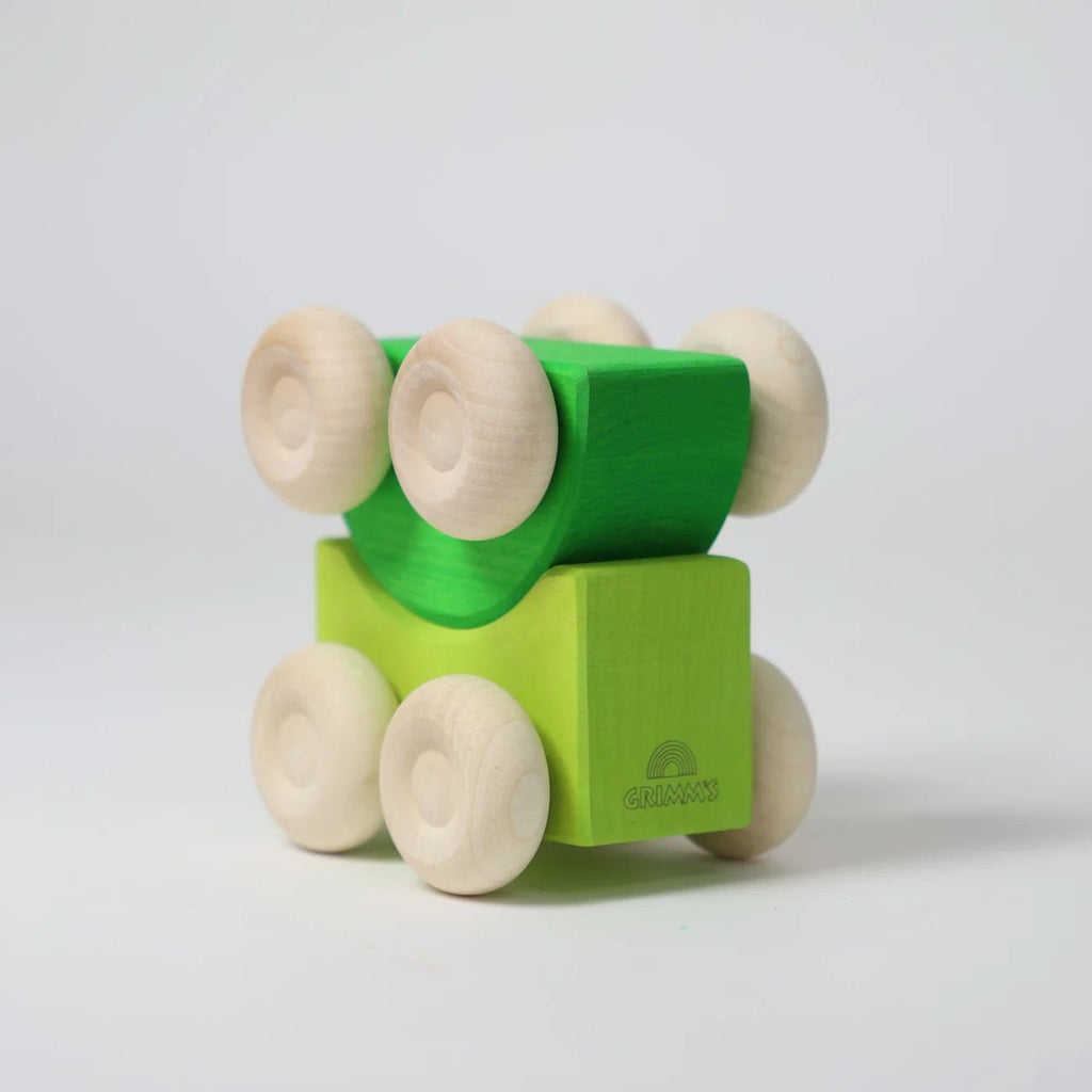 Grimm's Stacking Cars Green - vendor-unknown - Honeybee Toys