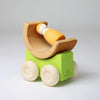 Grimm's Stacking Cars Green - vendor-unknown - Honeybee Toys