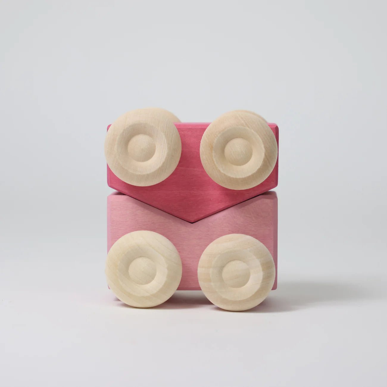 Grimm's Stacking Cars Pink - vendor-unknown - Honeybee Toys