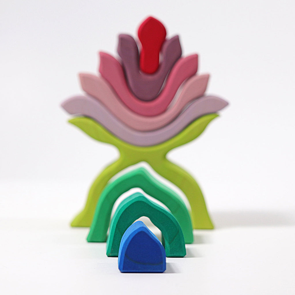 Grimm's Stacking Flower - vendor-unknown - Honeybee Toys