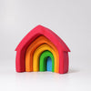 Grimm's Stacking House Coloured - vendor-unknown - Honeybee Toys