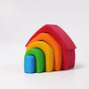 Grimm's Stacking House Coloured - vendor-unknown - Honeybee Toys