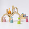 Grimm's Stacking House Natural - vendor-unknown - Honeybee Toys