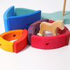 Grimm's Stacking Tower Boat - vendor-unknown - Honeybee Toys