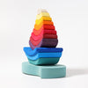 Grimm's Stacking Tower Boat - vendor-unknown - Honeybee Toys