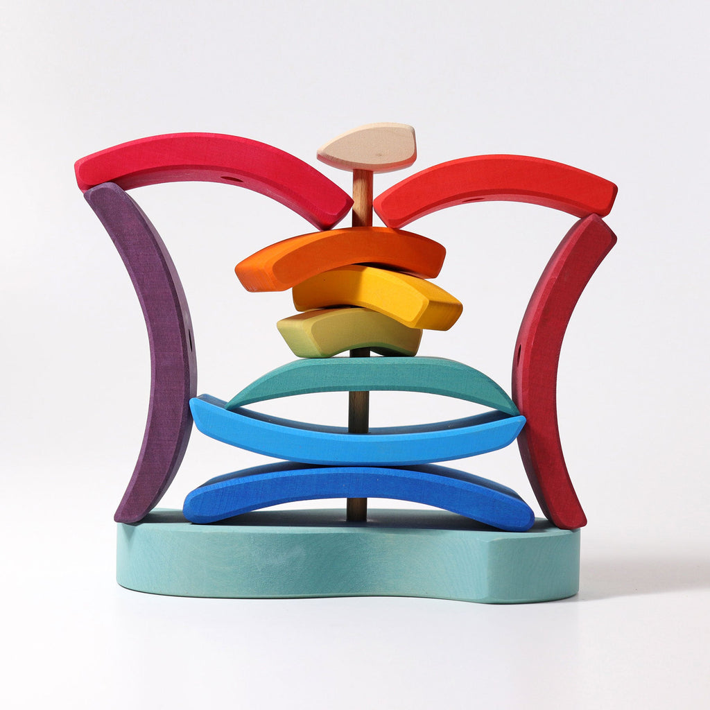 Grimm's Stacking Tower Boat - vendor-unknown - Honeybee Toys