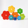 Grimm's Stacking Tower, Flowers - vendor-unknown - Honeybee Toys