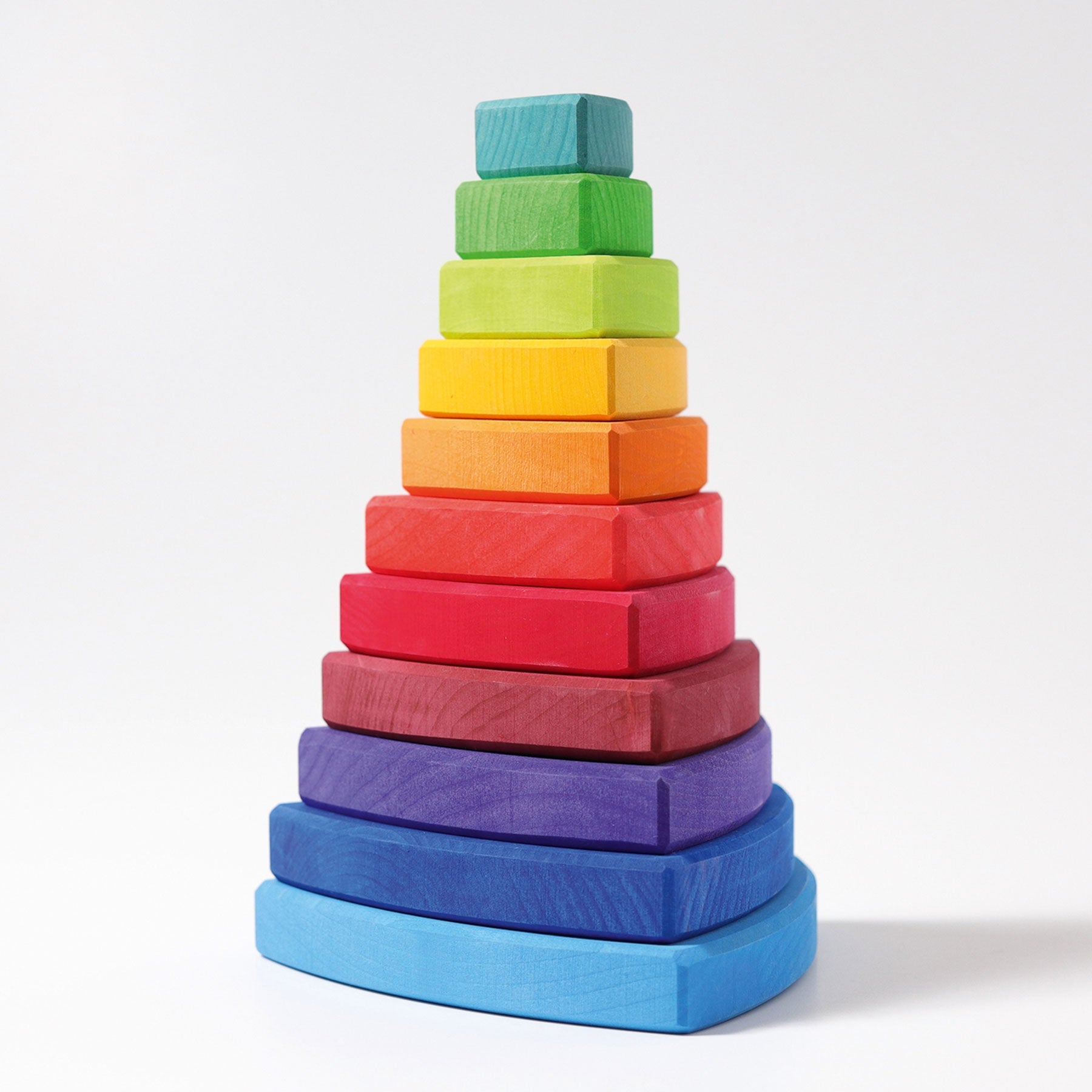 Grimm's Stacking Tower Triangular - vendor-unknown - Honeybee Toys