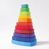 Grimm's Stacking Tower Triangular - vendor-unknown - Honeybee Toys