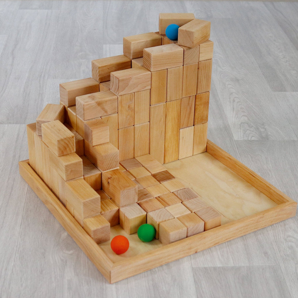 Grimm's Stepped Pyramid Large Natural - vendor-unknown - Honeybee Toys