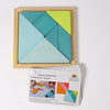 Grimm's Tangram Blue/Green - vendor-unknown - Honeybee Toys