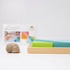 Grimm's Tangram Blue/Green - vendor-unknown - Honeybee Toys