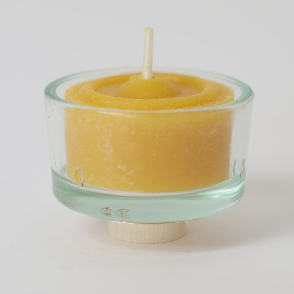 Grimm's Tea Light Candles 100% Beeswax set of 10 - vendor-unknown - Honeybee Toys