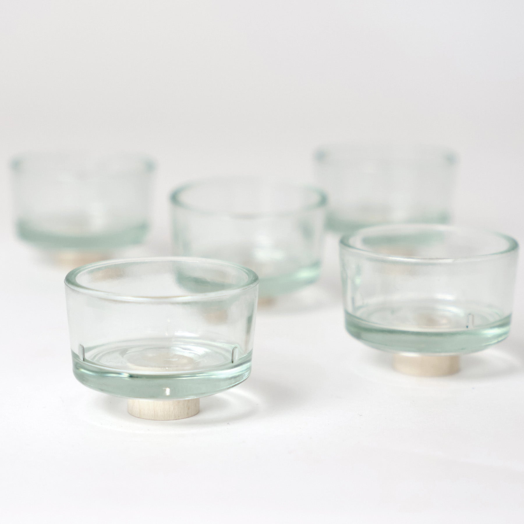 Grimm's Tea Light Holders Glass 5 Pieces - vendor-unknown - Honeybee Toys