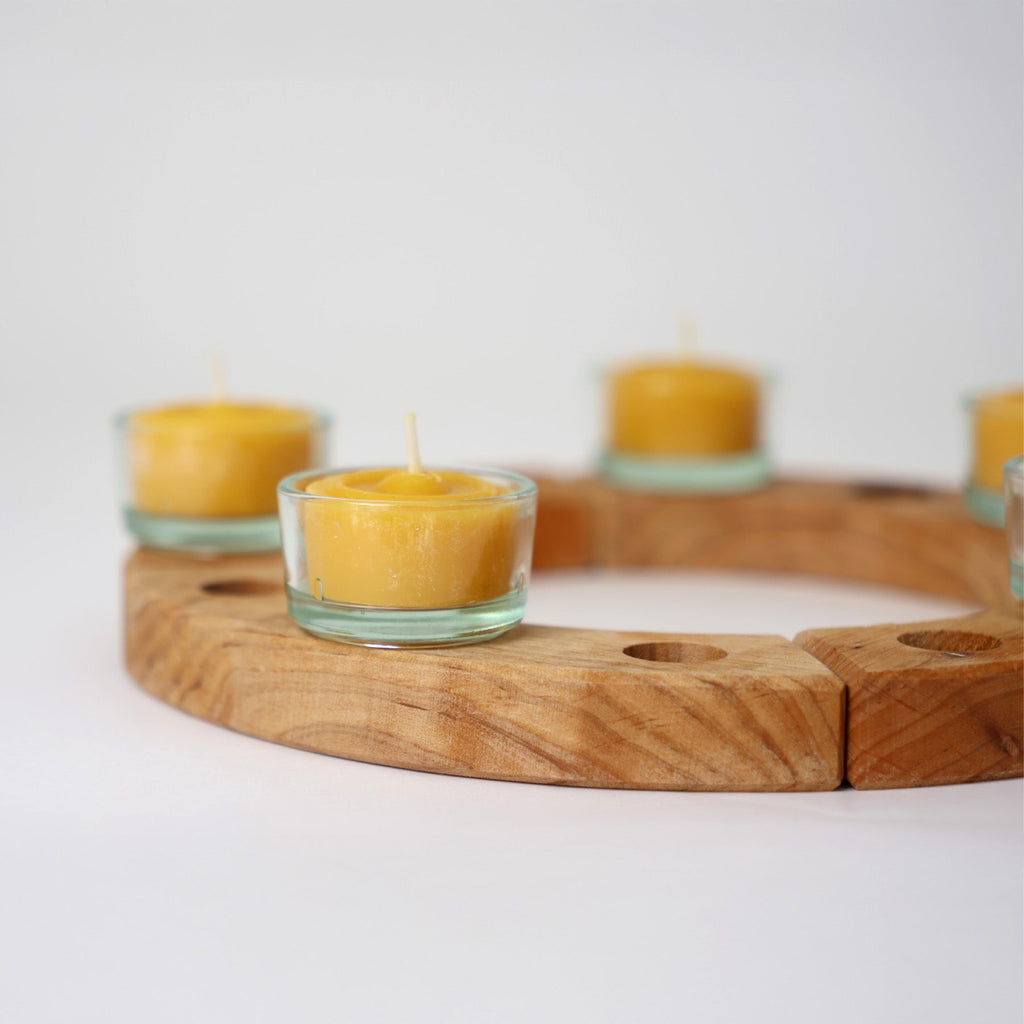 Grimm's Tea Light Holders Glass 5 Pieces - vendor-unknown - Honeybee Toys