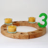 Grimm's Tea Light Holders Glass 5 Pieces - vendor-unknown - Honeybee Toys