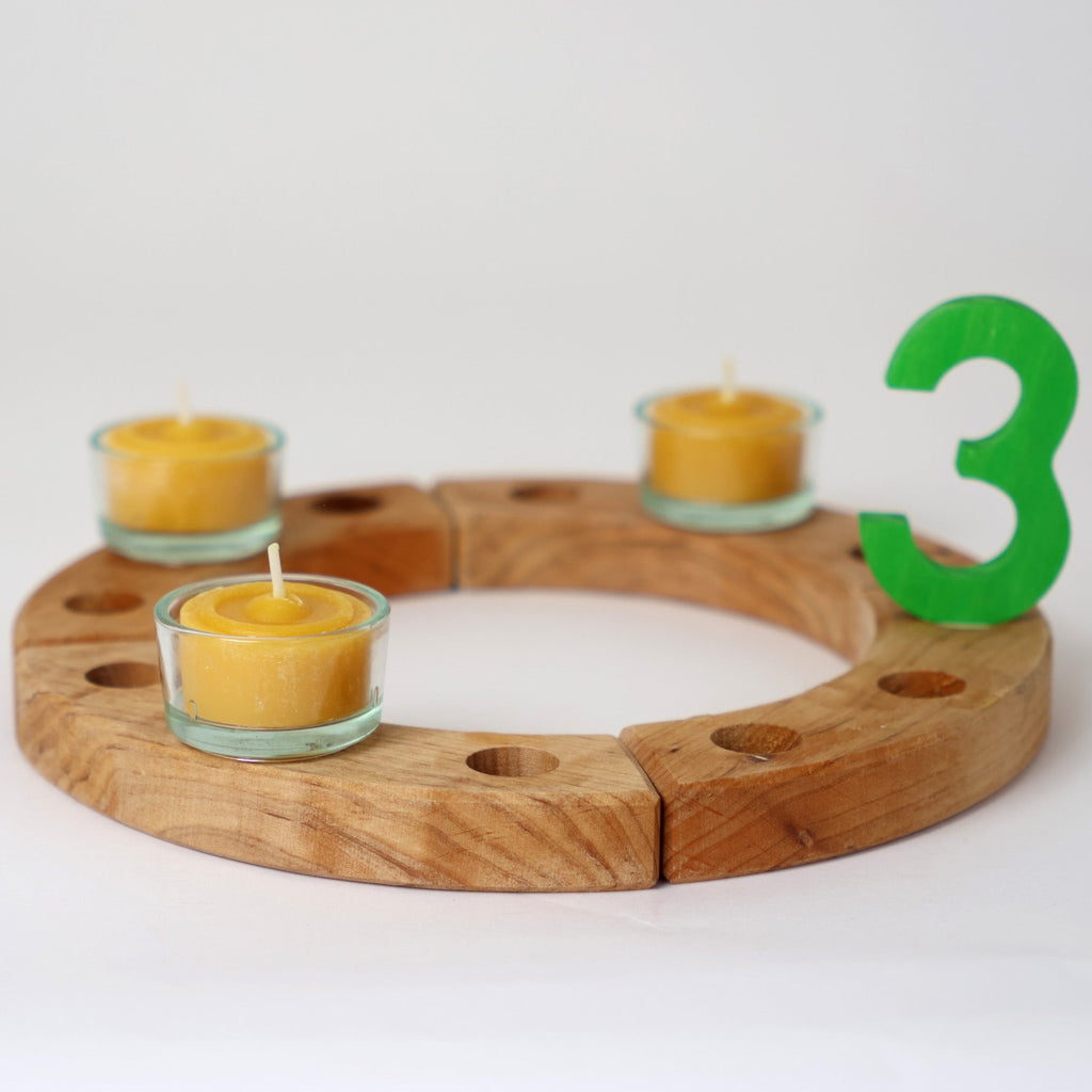 Grimm's Tea Light Holders Glass 5 Pieces - vendor-unknown - Honeybee Toys