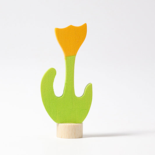 Grimm's Tulip Decoration, Yellow - vendor-unknown - Honeybee Toys
