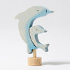 Grimm's Dolphins Decoration Handpainted