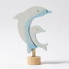 Grimm's Dolphins Decoration Handpainted
