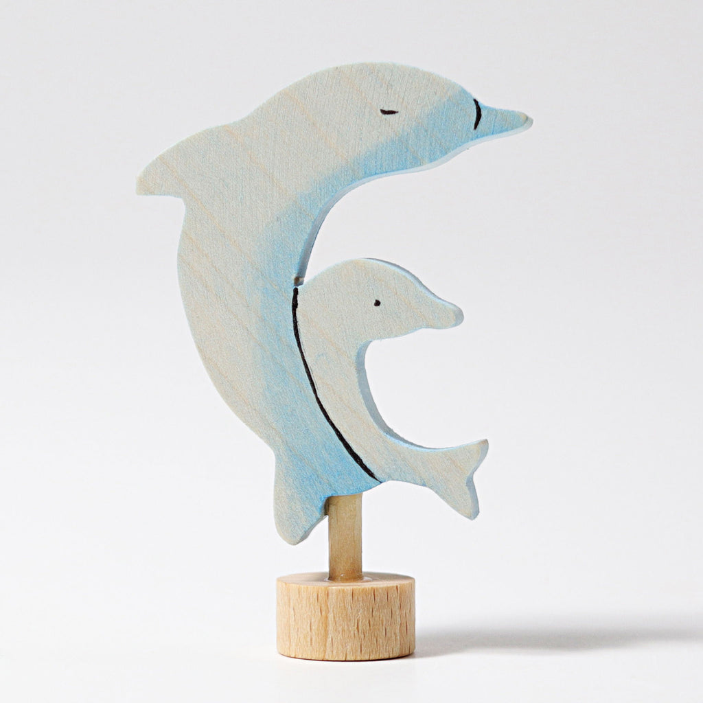 Grimm's Dolphins Decoration Handpainted