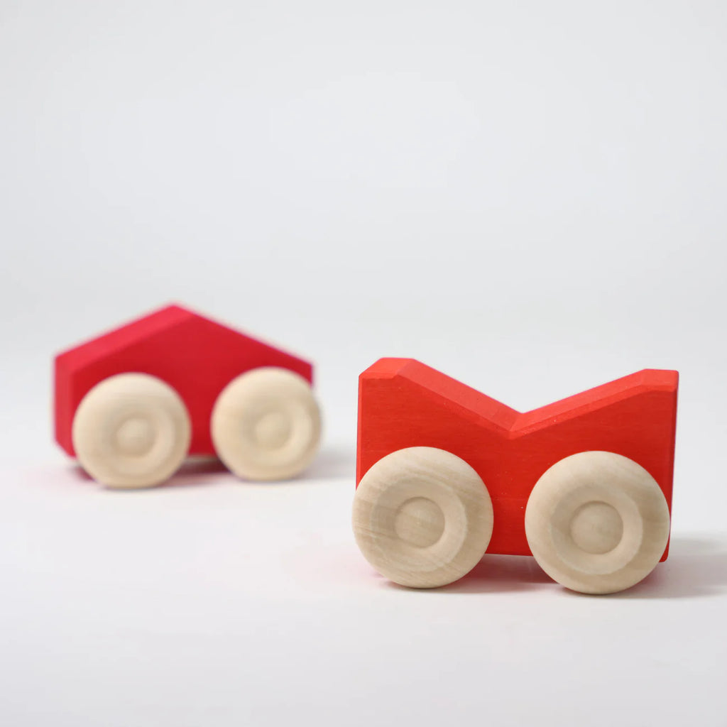 Grimm's Stacking Cars Red