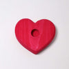 Heart Candle Holder Small Red - vendor-unknown - Honeybee Toys
