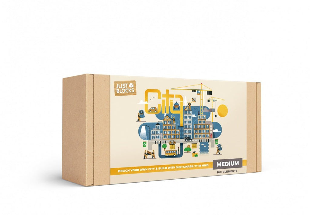 Just Blocks - CITY Medium - vendor-unknown - Honeybee Toys